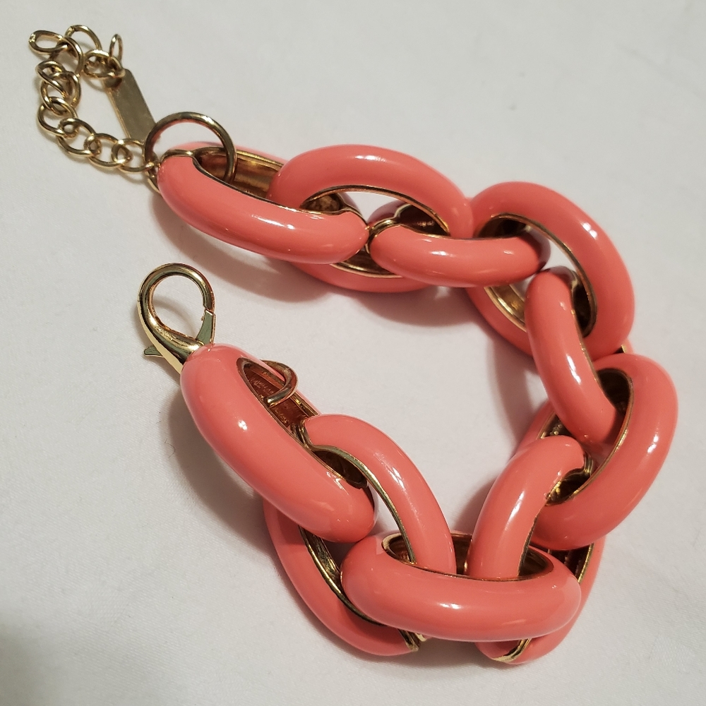 BAUBLEBAR Coral & Gold Bracelet.